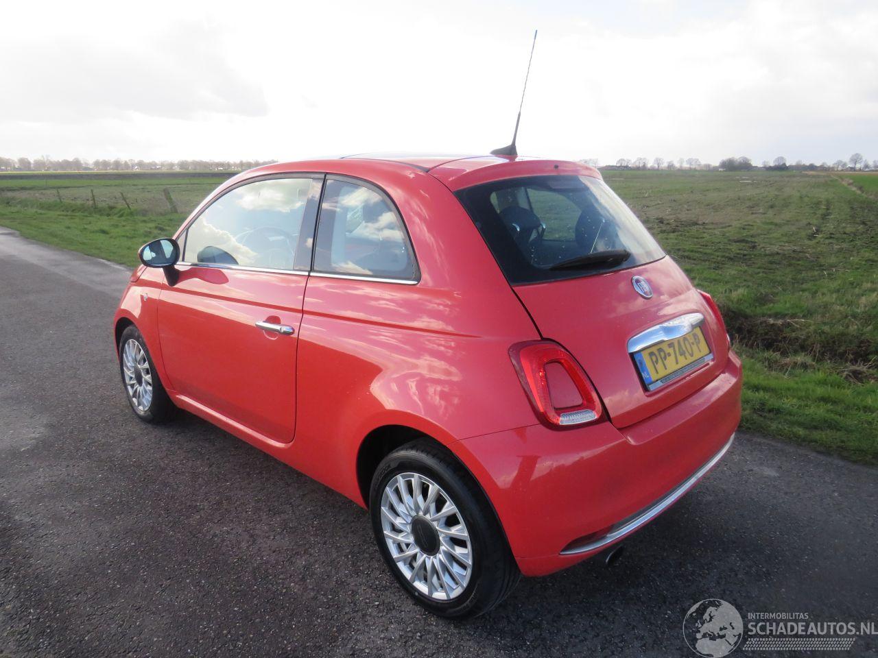 Fiat 500 0.9 TWin Air Louge Panorama Dak 80pk  2017 navigatie sportstoelen   [ nieuwstaat