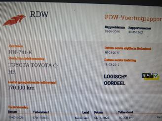 Toyota CH-R 1.8 Aut Hybride Premium  Electrische / Benzine  2017 Leer Camera .Navigatie picture 13