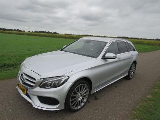 skadebil auto Mercedes C-klasse 350e Automaat AMG  Estate Elektrisch/Benzine 211pk Camera leer vol Optie  65.000 nieuw 2015/12