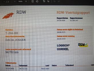 Dacia Jogger 1.0 TCe 91pk Lpg G3/ benzine  90.000km 2023  Navigatie Airco picture 11