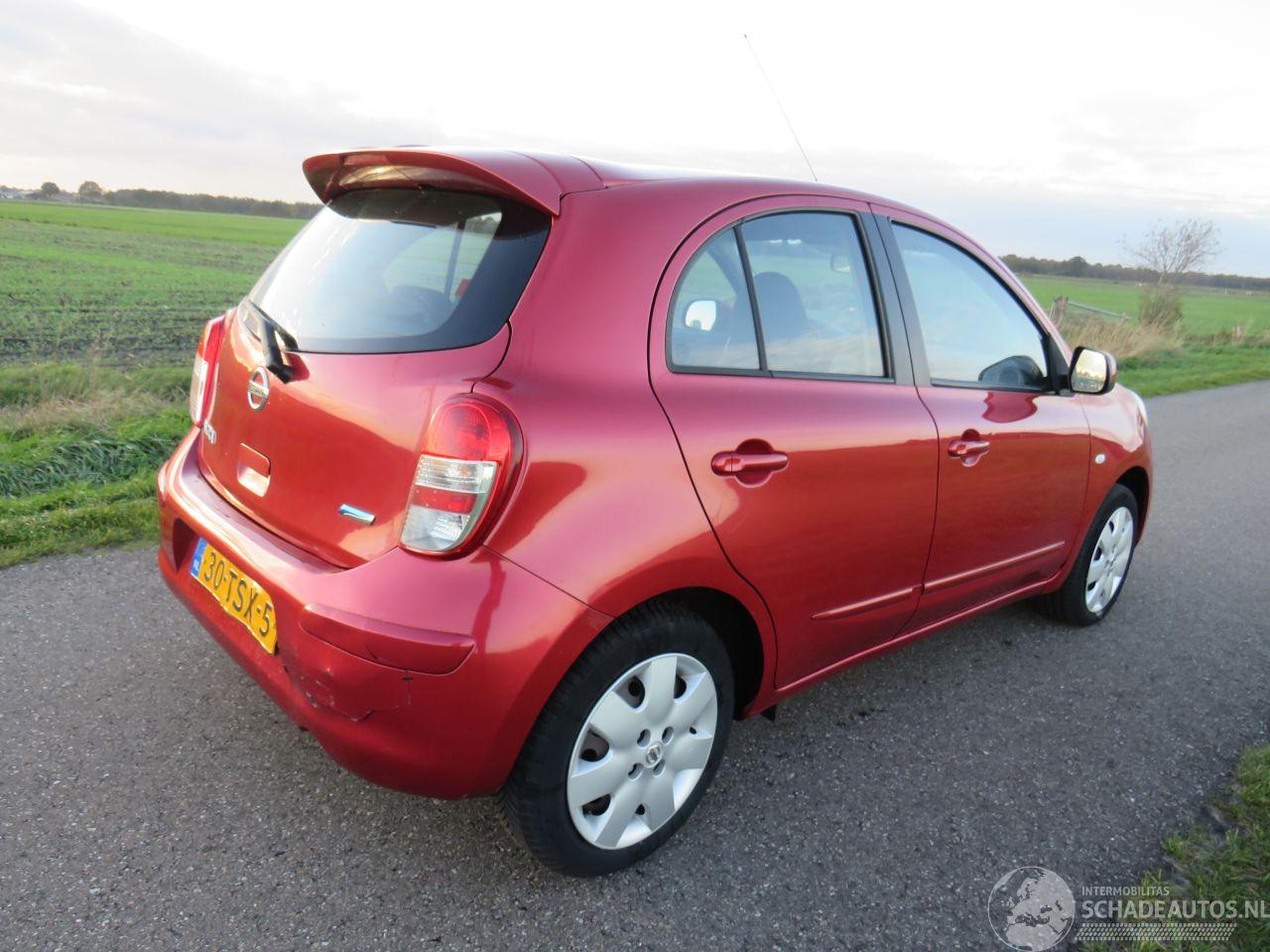 Nissan Micra 1.2 DiG-S Acenta 72kw 5drs airco 2012 parkeerschade Bumper   topstaat