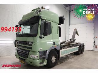 krockskadad bil vrachtwagen DAF CF 85 .410 VDL 21t. Haakarm Standairco 6X2 Euro 5 2013/11