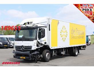 krockskadad bil vrachtwagen Mercedes Antos 2124 Koffer 8.60 Meter!! LBW Euro 6 2017/11