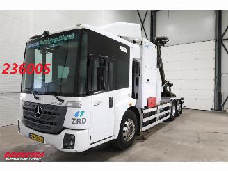 krockskadad bil vrachtwagen Mercedes Econic Seitenlader VDL Transilift 6X2 Euro 6 216.318 km! 2014/5
