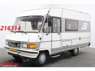 krockskadad bil camper Hymer  Classic 420 Classic 420 Luifel Kapitein Stoelen 1992/1