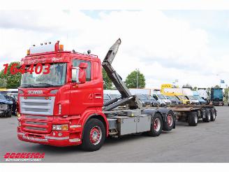 skadebil vrachtwagen Scania R R480 Joab + Kelberg 6X2 Anhänger 2007/4
