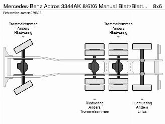Mercedes Actros 3344AK 8/6X6 Manual Blatt/Blatt 2x PTO 2x Pump picture 48
