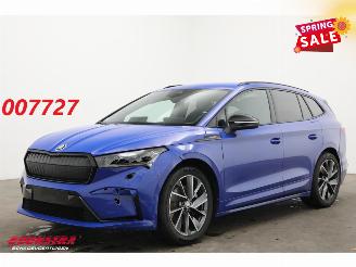 krockskadad bil auto Skoda Enyaq 85 Sportline Matrix ACC LRHZ Camera Memory 2024/9