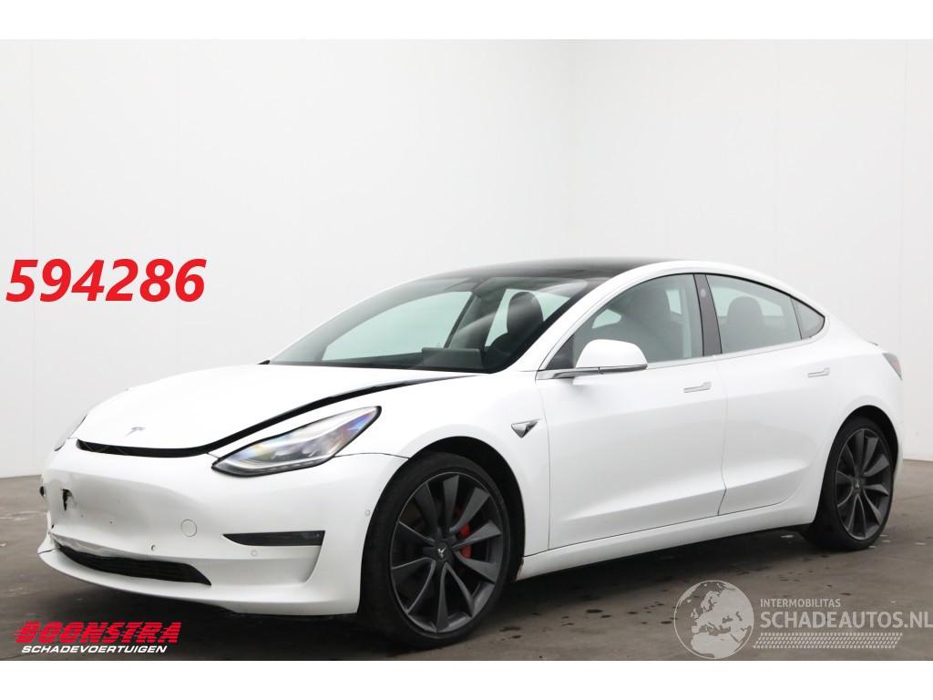 Tesla Model 3 Performance AWD 75 kWh Pano LED Leder ACC