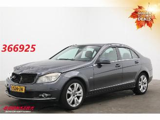 krockskadad bil auto Mercedes C-klasse 220 CDI Aut. BlueEff. Leder Navi Clima Cruise PDC Euro 5 2009/7