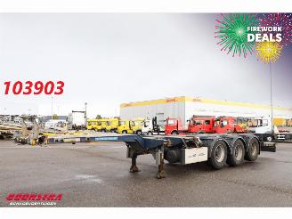 skadebil oplegger D-Tec  Flexitrailer 20-45 ft 3-Asser 2X Lift Ausziebar 2011/3