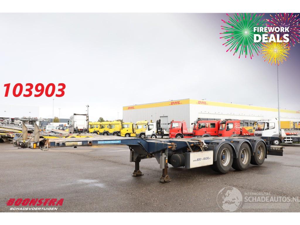 D-Tec  Flexitrailer 20-45 ft 3-Asser 2X Lift Ausziebar