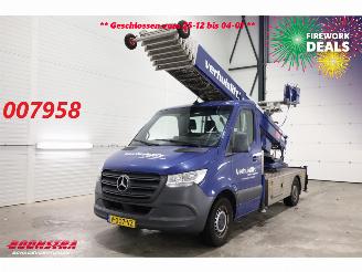 skadebil bedrijf Mercedes Sprinter 314 CDI Klaas 29m verhuislift PTO Airco Cruise 2019/2