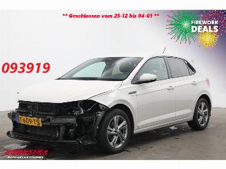 krockskadad bil auto Volkswagen Polo 1.0 TSI R-Line LED ACC Clima Camera SHZ 2023/9