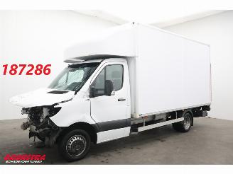 krockskadad bil bedrijf Mercedes Sprinter 515 CDI 9G-Tronic LBW Bak-Klep Dhollandia Navi Bluetooth 2022/5