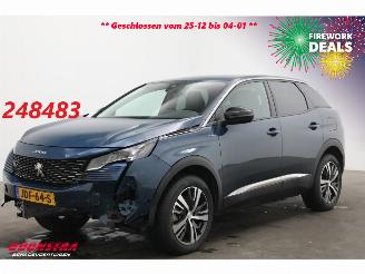 damaged passenger cars Peugeot 3008 1.6 HYbrid 225 Blue Lease Allure Virtual Navi Cruise PDC AHK 2022/1
