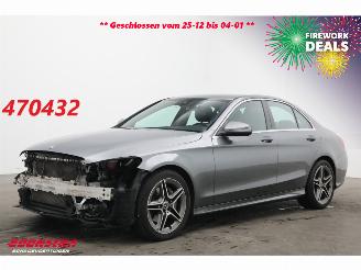 skadebil auto Mercedes C-klasse 200 9G-Tronic AMG Leder Navi Clima Cruise Camera SHZ 2019/2