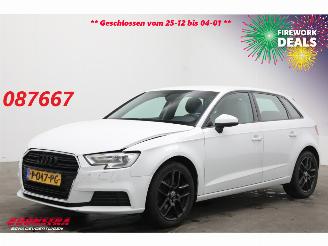 skadebil auto Audi A3 Sportback 1.0 TFSI Pro Line Leder BiXenon Navi Clima Cruise SHZ PDC 2018/4