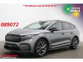 damaged passenger cars Skoda Enyaq 80X Sportline 267 PK Pano LED ACC LRHZ Camera AHK 2023/10