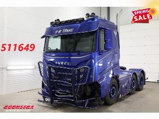 skadebil vrachtwagen Iveco S-way 530 6X2 Full Air ACC Leder Showtruck 67.003 km! 2024/7