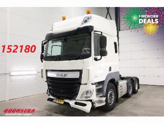 krockskadad bil vrachtwagen DAF CF 460 FTG 6X2 Euro 6 2017/4
