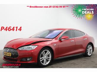 Voiture accidenté Tesla Model S 85 Base Leder Cruise Camera SHZ 2014/9