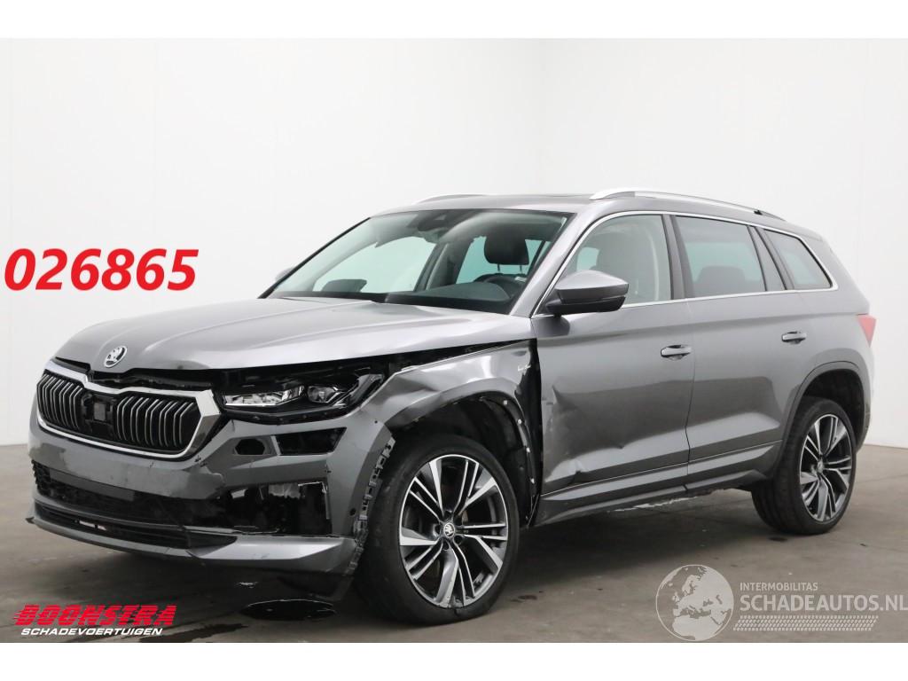 Skoda Kodiaq 2.0 TDI 200 PK DSG 4X4 Laurin & Klement Pano Leder ACC LRHZ Ventilatie AHK