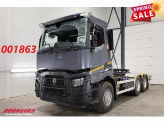 dommages camions /poids lourds Renault  480 ACC 2X PTO Hydrauliek AJK Kip / Schiebe 6X4 144.786 km! 2023/4