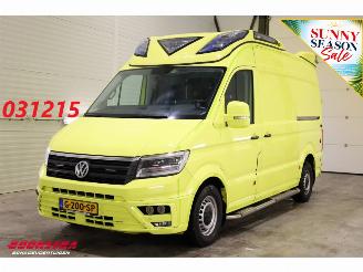 bruktbiler bedrijf Volkswagen Crafter 2.0 TDI 175 PK DSG Ambulance RTW LED Leder Luchtvering Cruise PDC 2019/11
