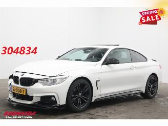 skadebil auto BMW 4-serie Coupé 420i Aut. M-Sport Schuifdak BiXenon Navi Clima Cruise SHZ 175.242 km! 2015/6
