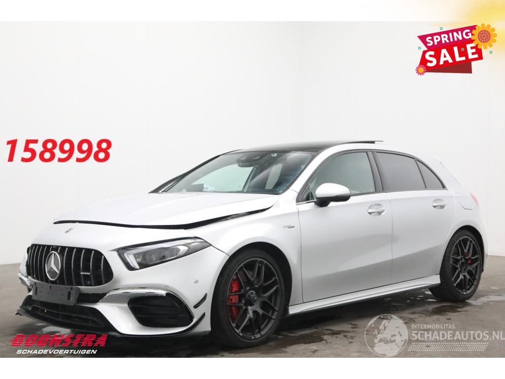 Mercedes A-klasse AMG 45 S 4MATIC+ Schalensitze Drivers Pack Pano Burmester 360¯