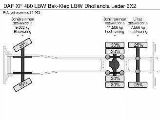 DAF XF 480 LBW Bak-Klep LBW Dhollandia Leder 6X2 picture 48