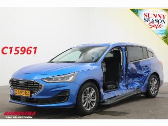 krockskadad bil auto Ford Focus 1.0 EcoBoost Hybrid Aut. Titanium LED Apple/Android Navi Clima Cruise AHK 2024/6