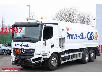 damaged trucks Mercedes Antos 2646 Stokota 20m3 Fuel + FMC 6X2 Euro 6 2018/6