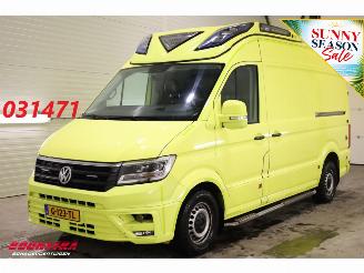 bruktbiler bedrijf Volkswagen Crafter 2.0 TDI 175 PK DSG Ambulance RTW 2X Schuifdeur Leder Lucht 360° Camera 2019/12