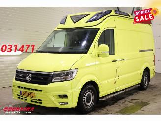bruktbiler bedrijf Volkswagen Crafter 2.0 TDI 175 PK DSG Ambulance RTW 2X Schuifdeur Leder Lucht 360° Camera 2019/12