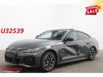 krockskadad bil auto BMW i4 M50 84 kWh Schuifdak LED ACC H/K HUD Memory 360° AHK 2024/11