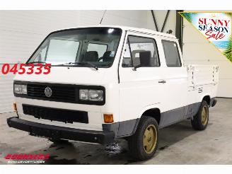 bruktbiler bedrijf Volkswagen Transporter T3 1.7 D Pritsche DoKa 6-Pers AHK 1990/8