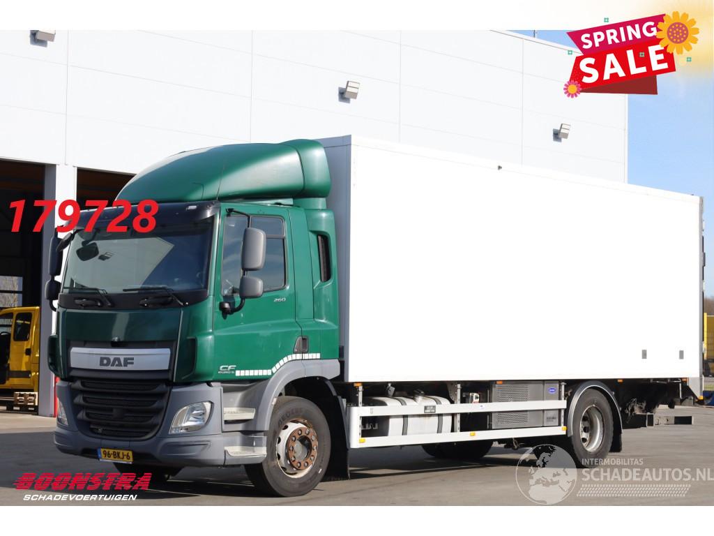 DAF CF 260 FA Turboschaden Carrier Iceland Twincooler LBW 360° Euro 6