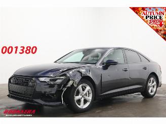 krockskadad bil auto Audi A6 55 TFSI Quattro Design LED ACC Leder Memory Camera SHZ 2022/11