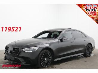 uszkodzony samochody osobowe Mercedes S-klasse 580 e Lang AMG Line 4X Memory/SHZ/Ventilatie HUD AR Burmester 2023/5