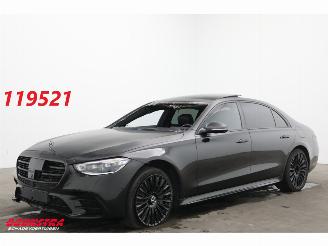 skadebil auto Mercedes S-klasse 580 e Lang AMG Line 4X Memory/SHZ/Ventilatie HUD AR Burmester 2023/5