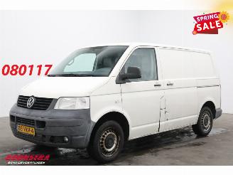 krockskadad bil bedrijf Volkswagen Transporter 1.9 TDI 2X Schuifdeur Airco Cruise AHK 2009/1