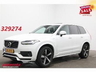 skadebil auto Volvo Xc-90 T8 Twin Engine AWD R-Design Pano LED ACC Memory Lucht Camera AHK 2017/10