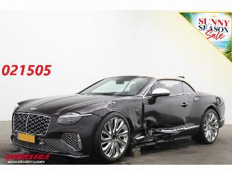 damaged passenger cars Bentley Continental GTC 4.0 V8 Hybrid Mulliner Ceramic HUD ACC Memory 360° 4.606 km 2025/3
