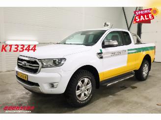 skadebil bedrijf Ford Ranger 2.0 EcoBlue Limited Super Cab Leder ACC Navi Clima Camera SHZ AHK 2020/11