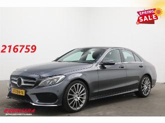 skadebil auto Mercedes C-klasse 220 CDI 7G-Tronic AMG LED Leder Burmester Camera SHZ 2015/6