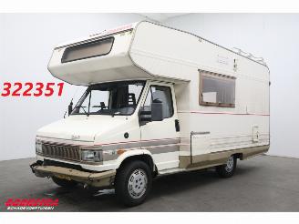 dañado camper Dethleffs  Globetrotter Turbo D Luifel Fietsendrager 1993/1