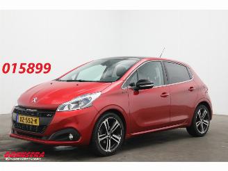 damaged passenger cars Peugeot 208 1.2 PureTech GT-Line Pano Navi Clima Cruise Camera 82.818 km! 2019/4