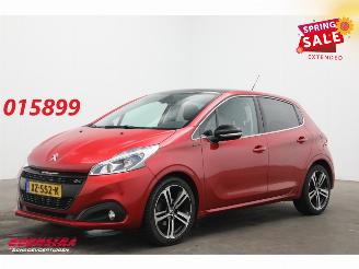 krockskadad bil auto Peugeot 208 1.2 PureTech GT-Line Pano Navi Clima Cruise Camera 82.818 km! 2019/4